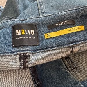 Maeve by Anthropologie The Collette Denim shorts Size 30